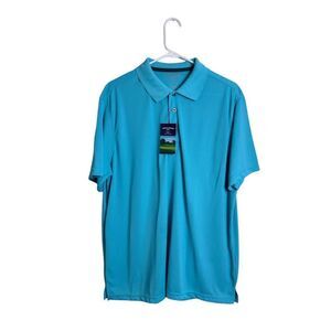 NWT Cross & Winsor Golf Short Sleeve Men’s Polo Shirt Size Large